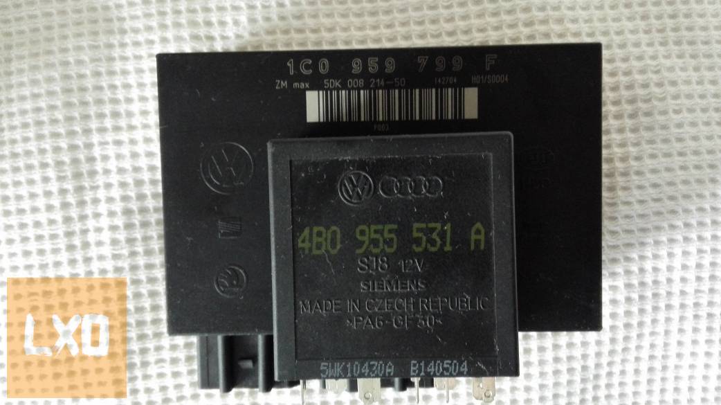 1C0959799F komfort elektronika  4B0955531A ablaktörlő relé apróhirdetés