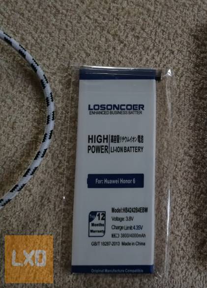 Huawei Honor 6 akksi 3800/4000mAh új bontatlan apróhirdetés
