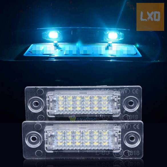 2 x 18 LED rendszámtábla világítás Volkswagen Skoda apróhirdetés