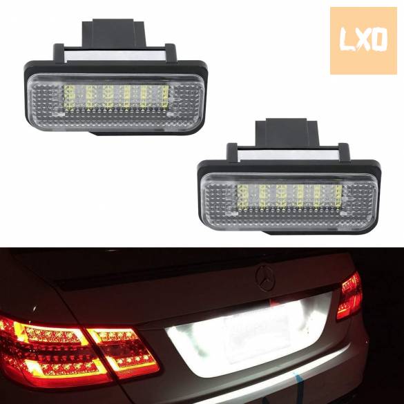 2 x 18 LED rendszámtábla világítás Mercedes C E CLS W203 W211 W219 apróhirdetés