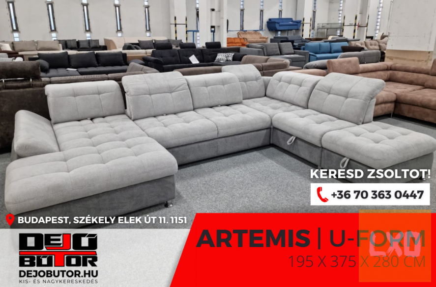 Artemis ualak multi relax sarok kanapé ülőgarnitúra 377x277x195 cm apróhirdetés