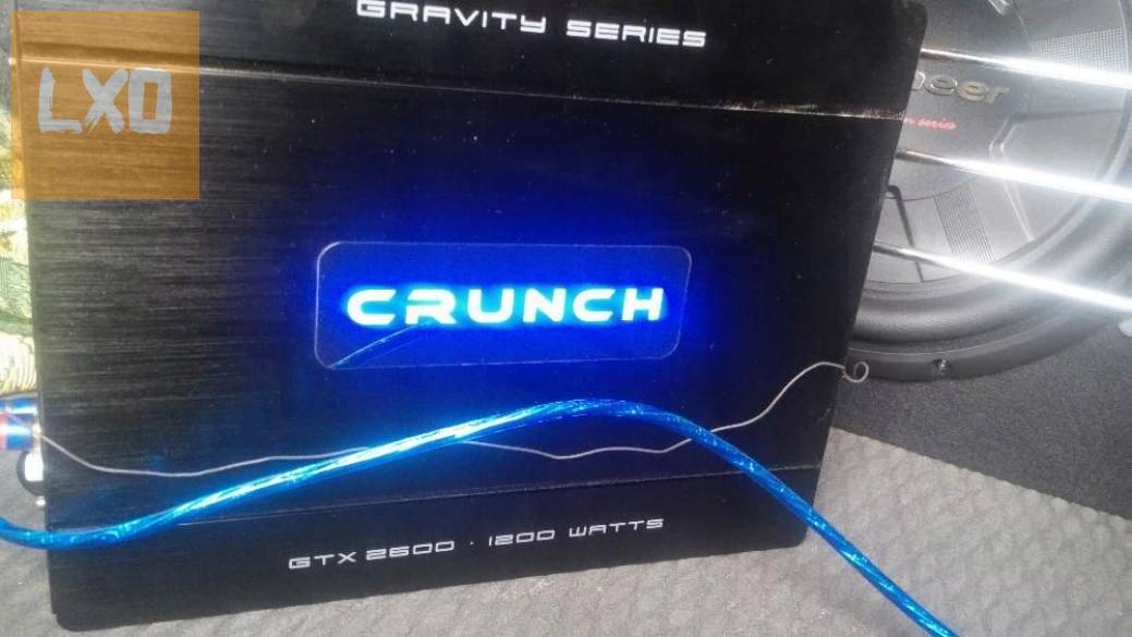 Crunch GTX 2600 2 csatornás erősítő,1200W GRAVITY széria apróhirdetés