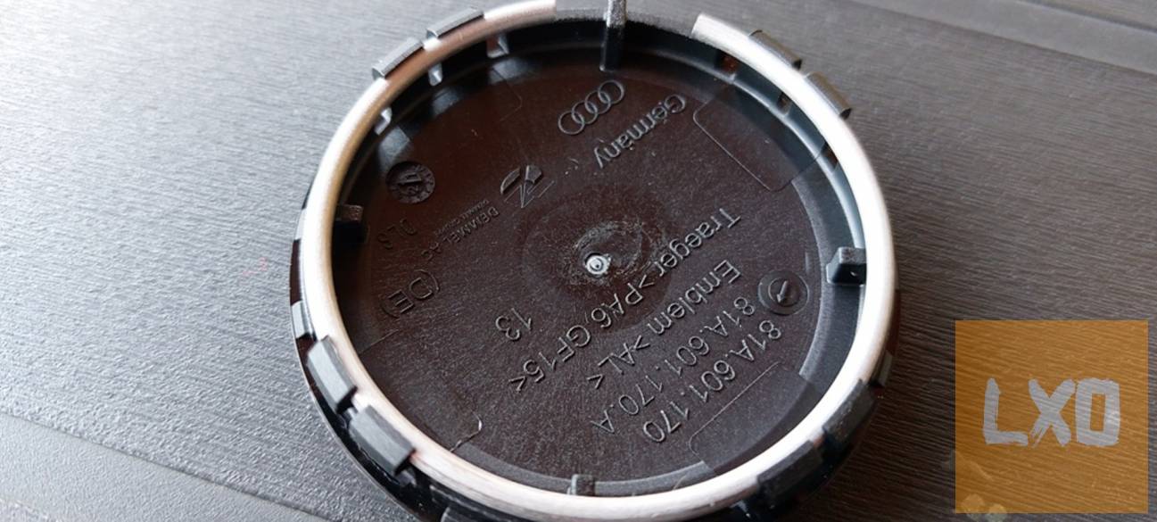 Új, gyári Audi alufelni kupak 60 mm matt fekte és lakk fekete apróhirdetés