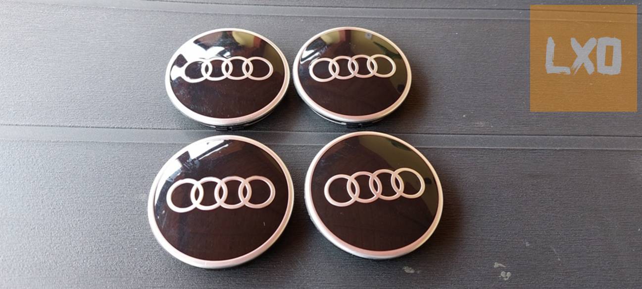 Új, gyári Audi alufelni kupak 60 mm grafit és fekte apróhirdetés