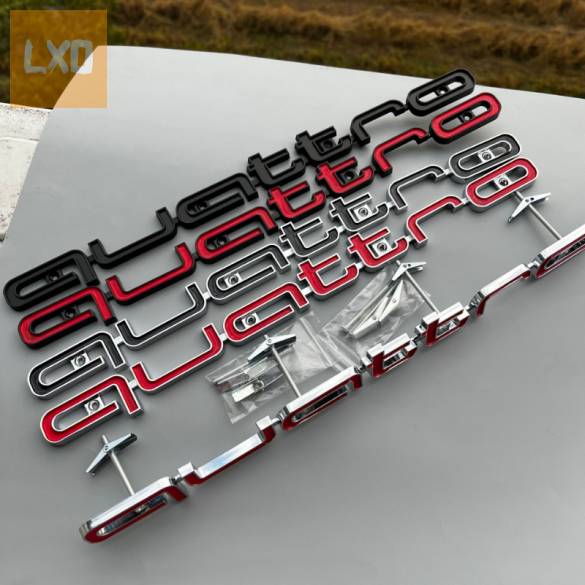 Quattro AUDI logo grill rács embléma 42cm utángyártott típus apróhirdetés