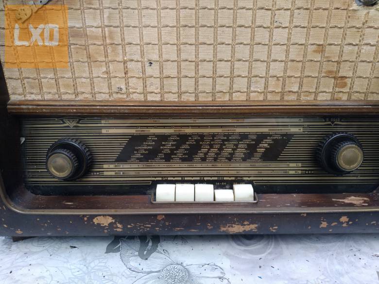 Diadal R8668 csöves rádió retro Vadásztölténygyár apróhirdetés