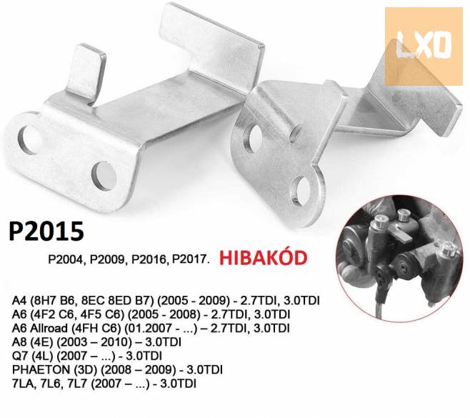 Audi VW Hibakód P2015 P2004 P2009 P2016 P2017 2, 7 3, 0 V6 TDi-hez apróhirdetés