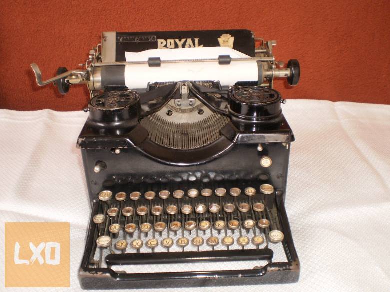 Antik Royal ablakos írógép apróhirdetés