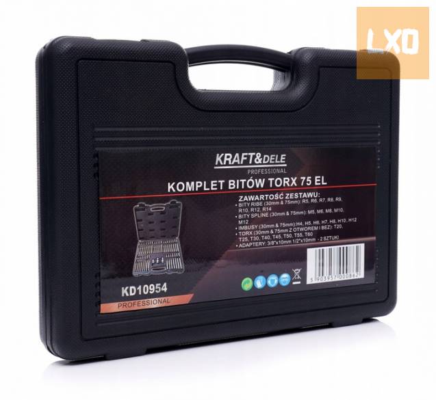 Új kraft&dele kd10954 Torx bitkészlet 75 db-os eladó apróhirdetés