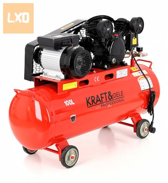 Új Kraft&dele KD402 Kompresszor 100L /V2/ 230V apróhirdetés