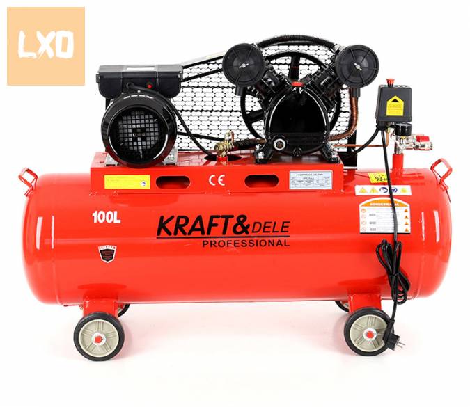 Új Kraft&dele KD402 Kompresszor 100L /V2/ 230V apróhirdetés