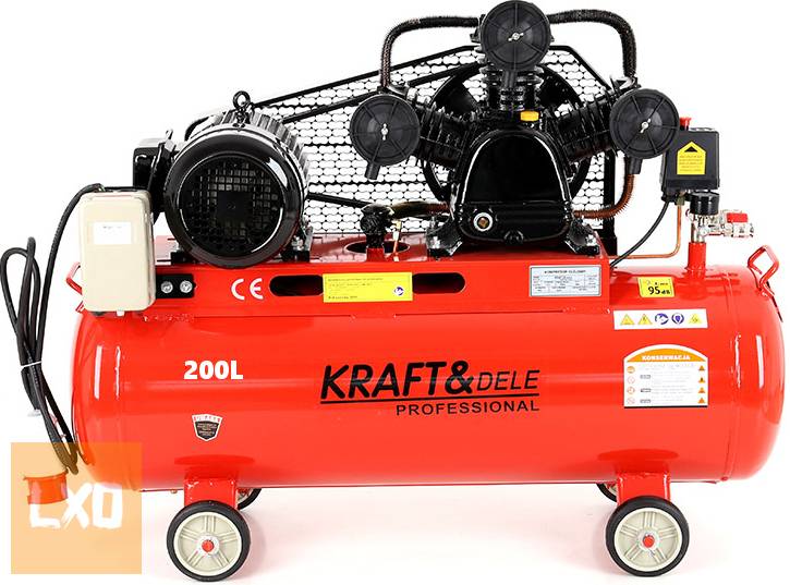 Új Kraft&dele KD408 Kompresszor 200Liter/720lit/min/400V eladó apróhirdetés