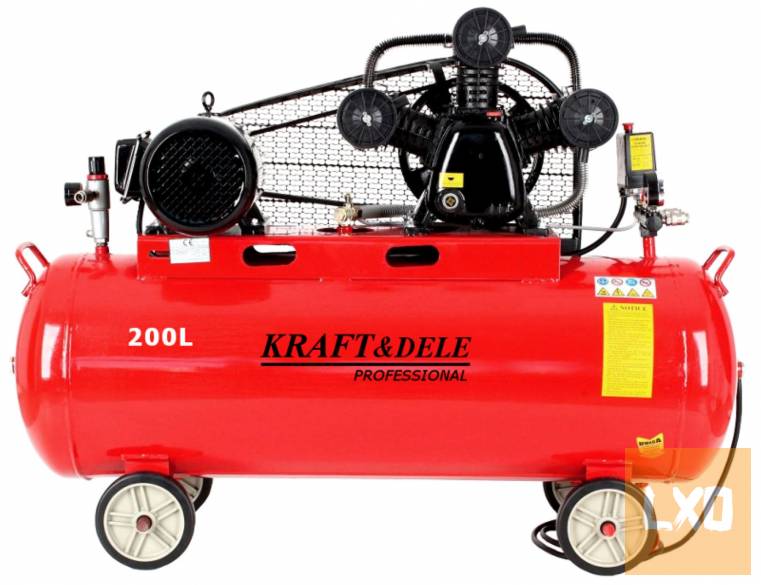 Új Kraft&Dele KD1474 Kompresszor 200Liter/660lit/min/8bar eladó apróhirdetés