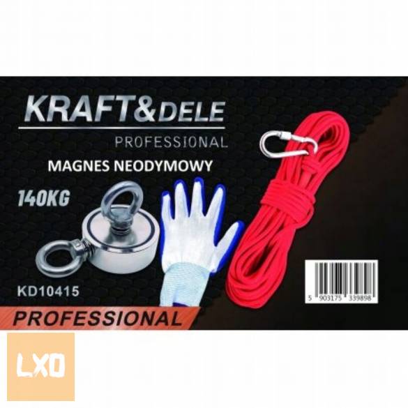 Új Kraft&Dele KD10415 Horgászmágnes készlet 140kg-os eladó apróhirdetés