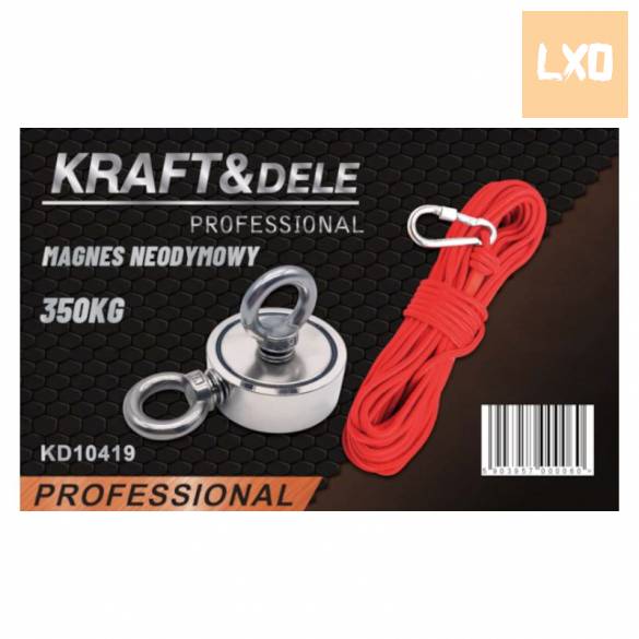 Új Kraft&Dele KD10419 Horgászmágnes készlet 350kg-os eladó apróhirdetés