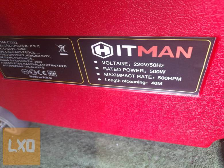 Új Hitman elektromos csőtisztitógép , csőgörény tartozékokkal 500W apróhirdetés