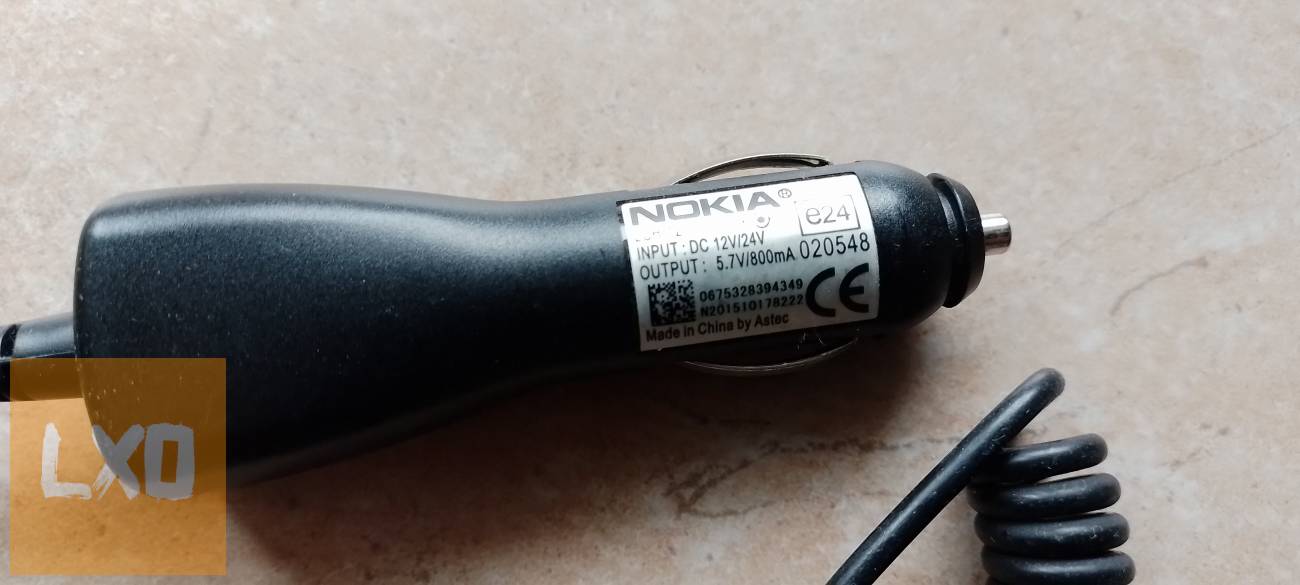 Nokia autós töltő, 3,5 mm-es csatlakozó apróhirdetés