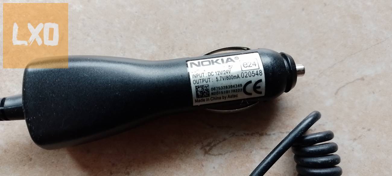 Nokia autós töltő, 3,5 mm-es csatlakozó apróhirdetés