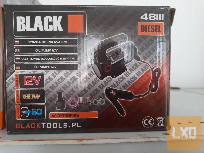 Új Black-tools üzemanyag szivattyú 12v, gázolaj szivattyú 12V apróhirdetés