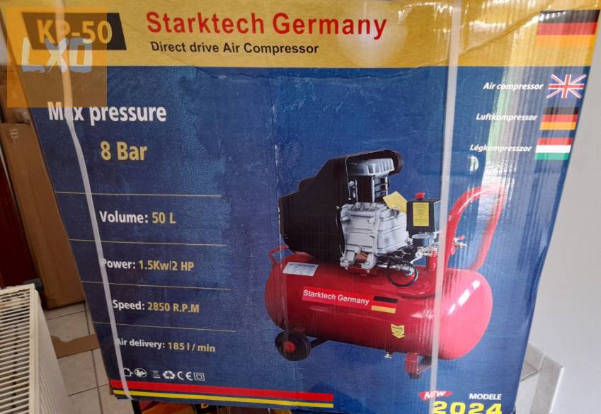 Új Starktech kompresszor 50L, 1500W apróhirdetés