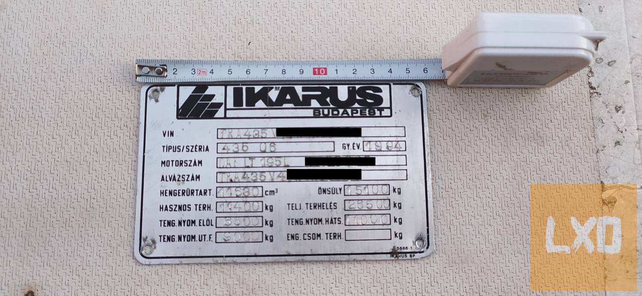 Adattábla szett IKarus 435 alu logo felirat embléma busz bus apróhirdetés