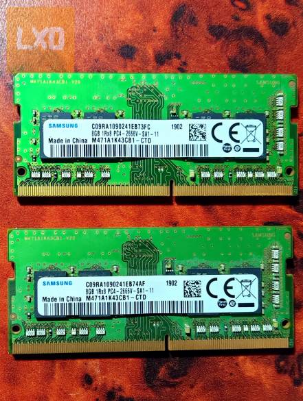 Samsung 16gb (2x8gb) ddr4 2666mhz CL19 Sodimm laptop memória apróhirdetés