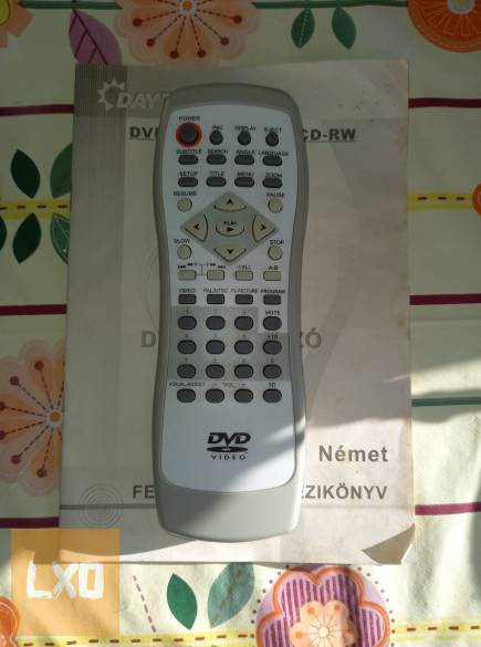 Daytek DVD-lejátszó távirányítóval és leírással apróhirdetés