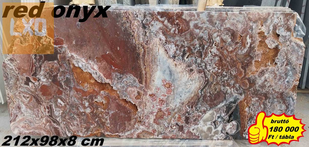 RED ONYX táblás anyag apróhirdetés
