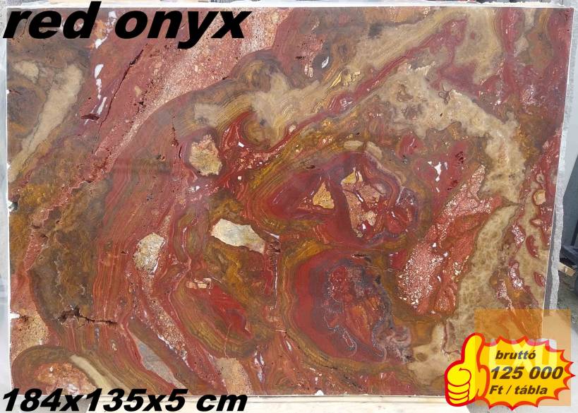 RED ONYX táblás anyag apróhirdetés