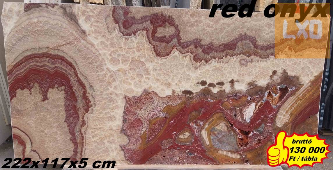 RED ONYX táblás anyag apróhirdetés