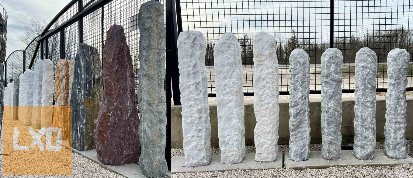 Monolitok, kerti oszlopok, sziklakerti kövek apróhirdetés