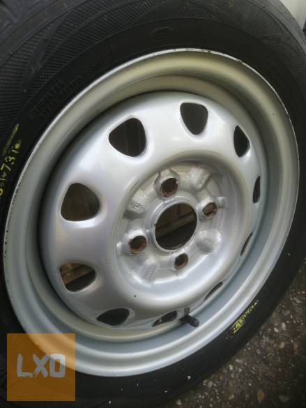 4x100 Suzuki Alto 13" lemezfelni 155/65R13 nyári gumival apróhirdetés