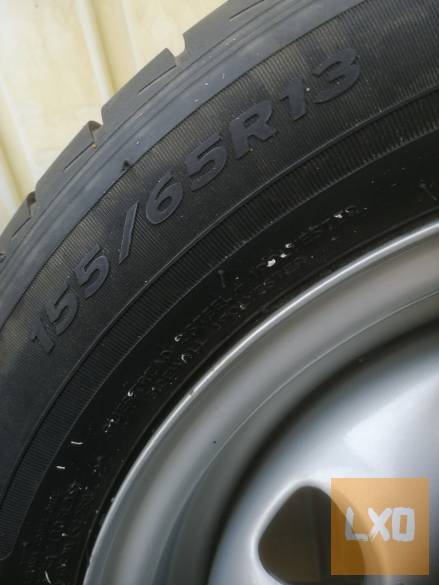 4x100 Suzuki Alto 13" lemezfelni 155/65R13 nyári gumival apróhirdetés