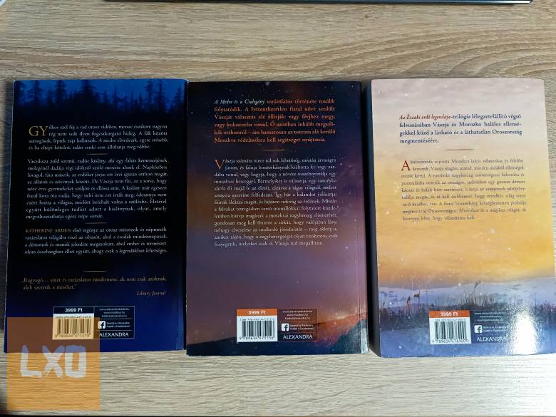 Katherine Arden: Az Északi erdő legendája trilógia eladó! apróhirdetés