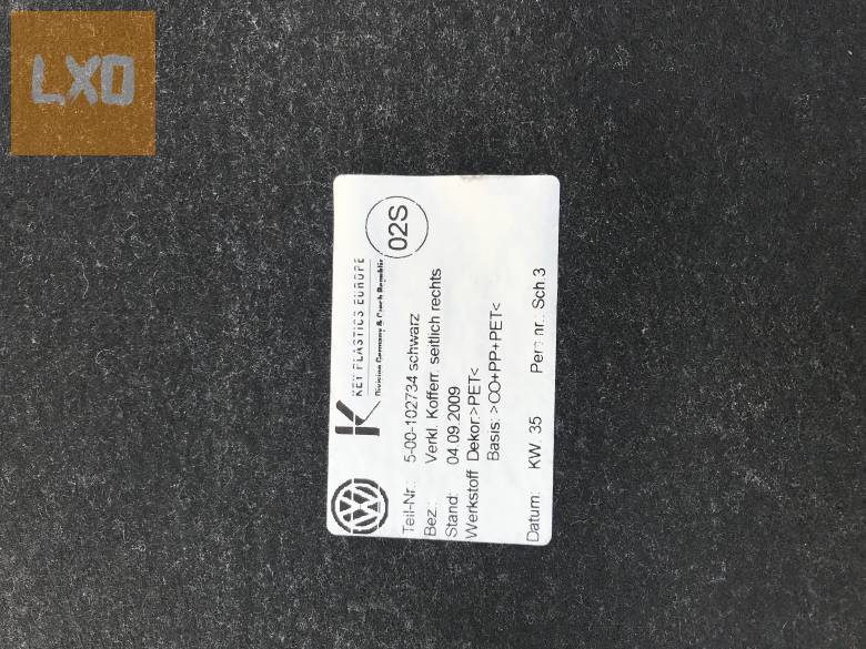 VW PASSAT B7 Variant csomagtér burkolat / jobb apróhirdetés