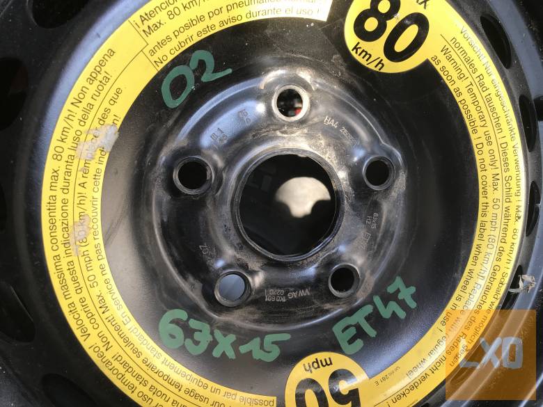 PÓTKERÉK 5X112 R15 apróhirdetés