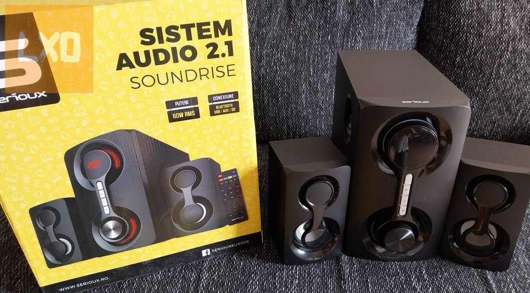 Új! Serioux SoundRise 2160W 2.1 Aktív hangfal apróhirdetés