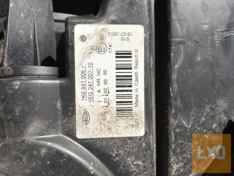 VW GOLF V --  jobb első fényszóró 1K6 941 006 P apróhirdetés