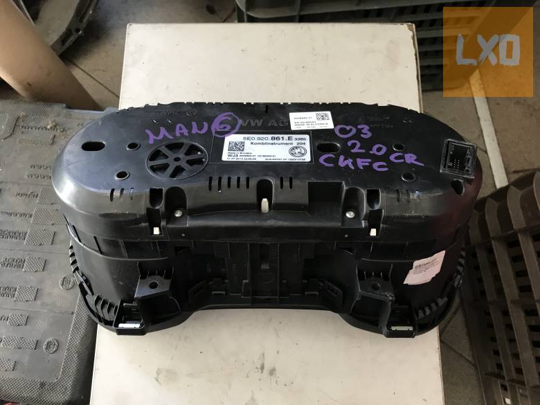 SKODA OCTAVIA III ( FL előtti) 2,0 CR óracsoport 5E0 920 861 E apróhirdetés