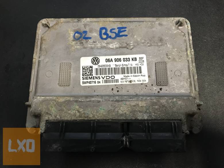 VW GOLF V_OCTAVIA II_LEON 1P 1,6 BSE motorvezérlő 06A 906 033 KB apróhirdetés
