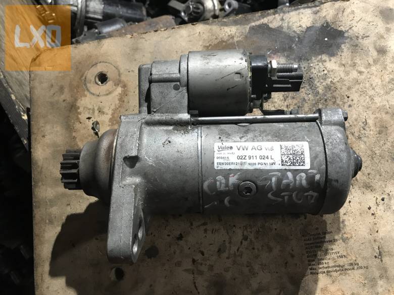 VW GOLF VII_OCTAVIA III_ LEON 5F 1,6 CRK önindító 02Z 911 024 L apróhirdetés