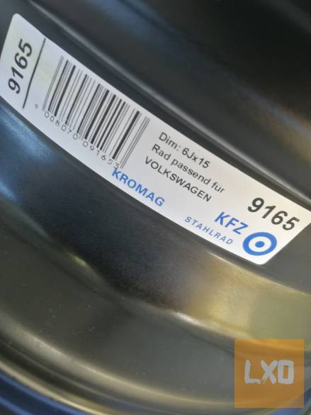 5x112 VW Golf V., VI., Touran, Jetta, Caddy 15" lemezfelni apróhirdetés