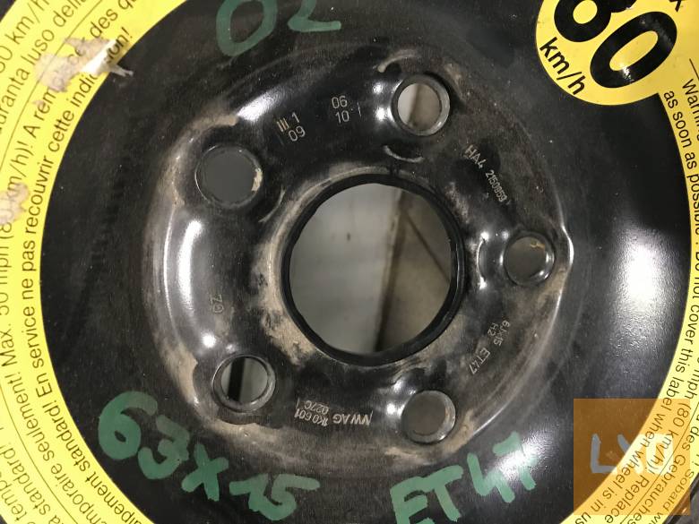 VW GOLF V PÓTKERÉK 195/65 R15 6Jx15 ET47 apróhirdetés