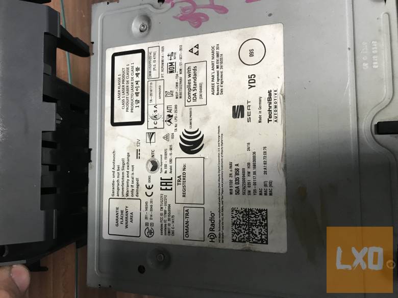 SEAT LEON 5F MIB2 fejegység 5QA 035 858 A apróhirdetés