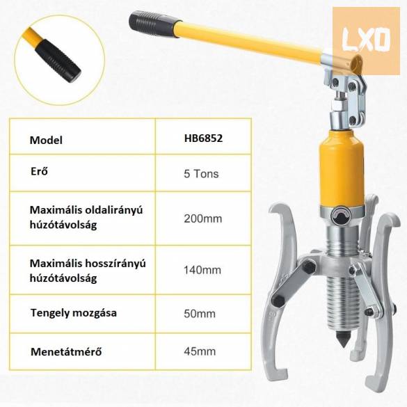 Hidraulikus csapágylehúzó 5T apróhirdetés