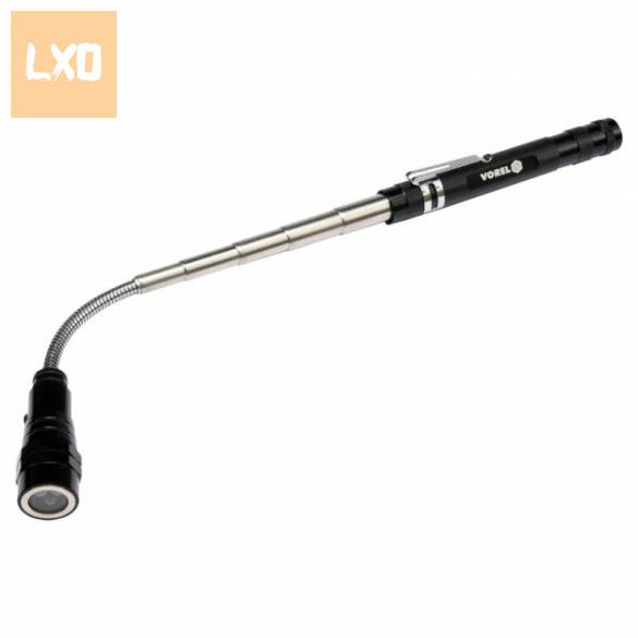 Felszedő mágnes teleszkópos nyéllel és LED lámpával 170-565 mm apróhirdetés