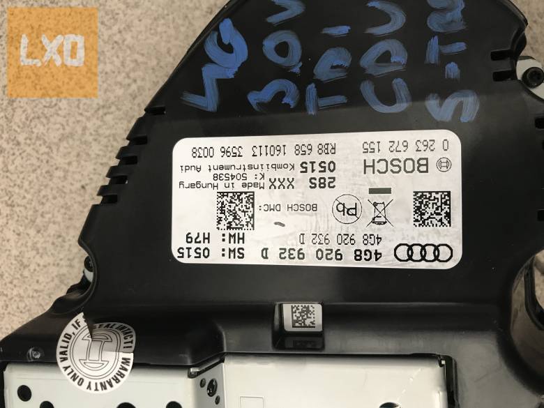 AUDI A6 4G 3,0 V6 TDI CDUD / KM óra 4G8 920 932 D apróhirdetés