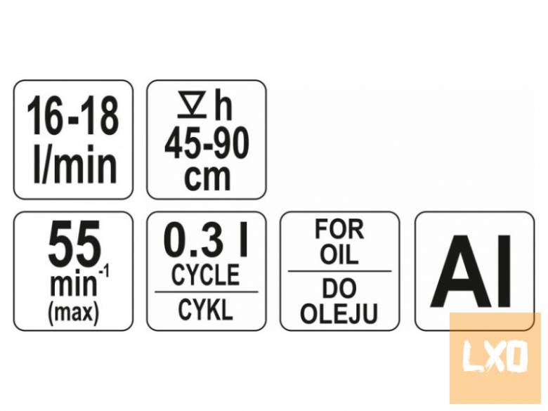 YATO YT‑0712 – Olajpumpa 16-18 l/perc (autós és ipari használatra) apróhirdetés