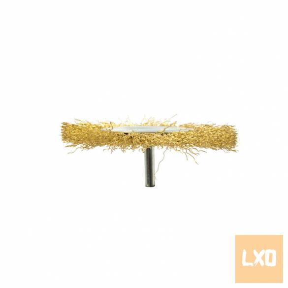 Hullámos sárgaréz huzalos körkefe 6 mm szárral apróhirdetés