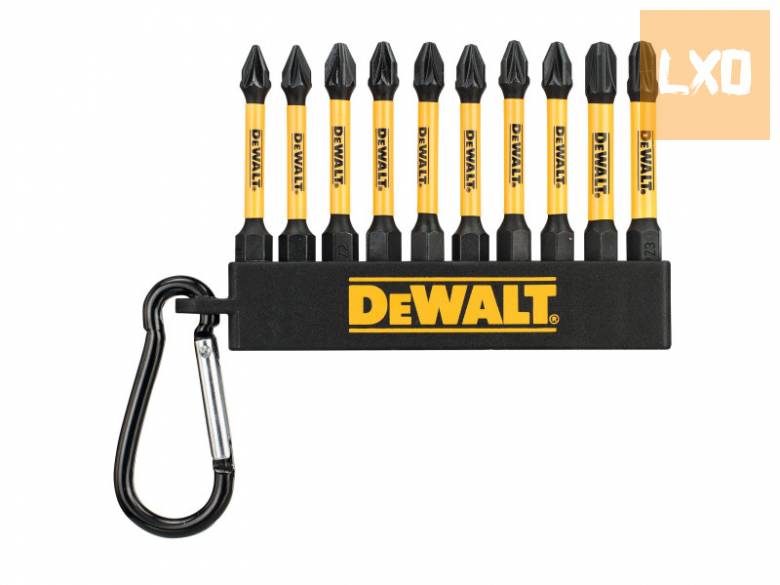 Dewalt DT7276-QZ bithegy készlet karabínerrel 10 részes apróhirdetés